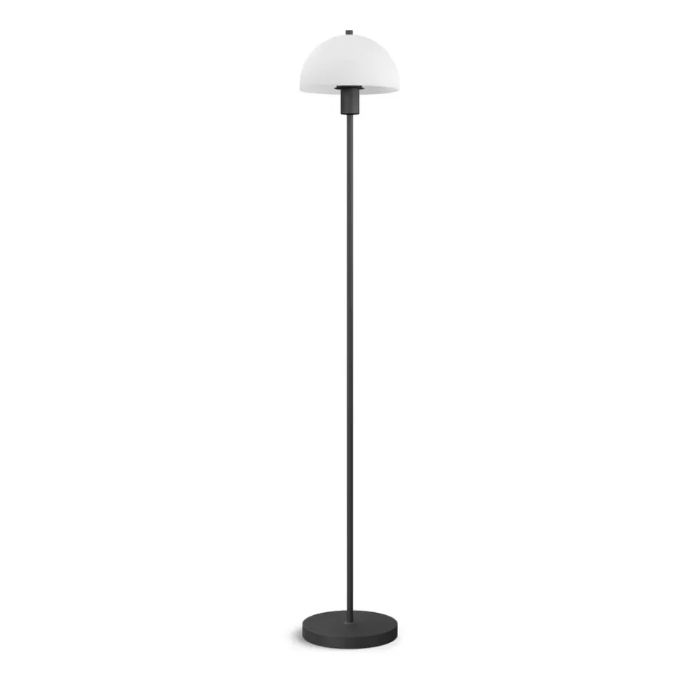 Reading Lamps|Floor Lamps^Herstal Vienda floor lamp, -opal glass Black