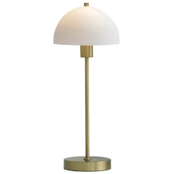 Discount Herstal Vienda table lamp, brass-white Gold-colouredWhite