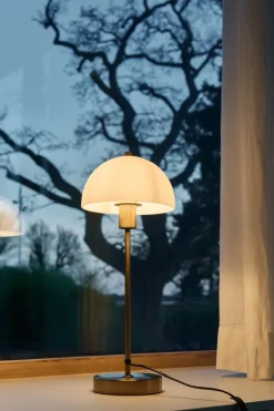 Discount Herstal Vienda table lamp, brass-white Gold-colouredWhite