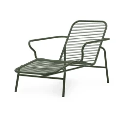 Hot Normann Copenhagen Vig Chaise Lounge sunbed, Green