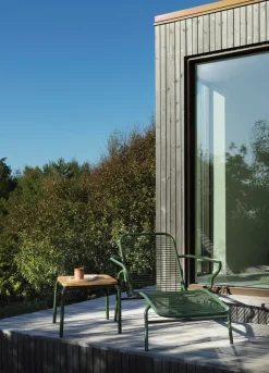 Hot Normann Copenhagen Vig Chaise Lounge sunbed, Green
