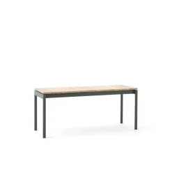 Clearance &Tradition Ville AV27 bench small 110x40 cm, Bronze Green
