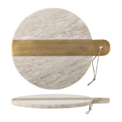 Chopping Boards^Bloomingville Villette marble cutting board 25x30.5 cm, Natural Brown