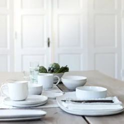 Online Tell Me More Vince deep plate Ø22.5 cm, White
