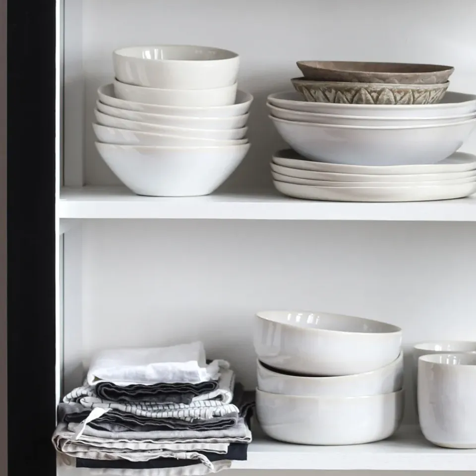Online Tell Me More Vince deep plate Ø22.5 cm, White