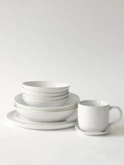 Online Tell Me More Vince deep plate Ø22.5 cm, White