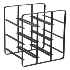 Hot Dorre Vinia wine rack 9 bottles 30 cm, Iron Black