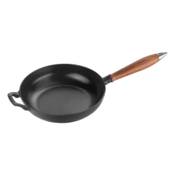 Discount STAUB Vintage frying pan with wooden handle Ø24 cm, Black