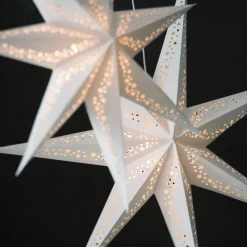 Clearance Watt & Veke Vintergatan advent star 80 cm, White