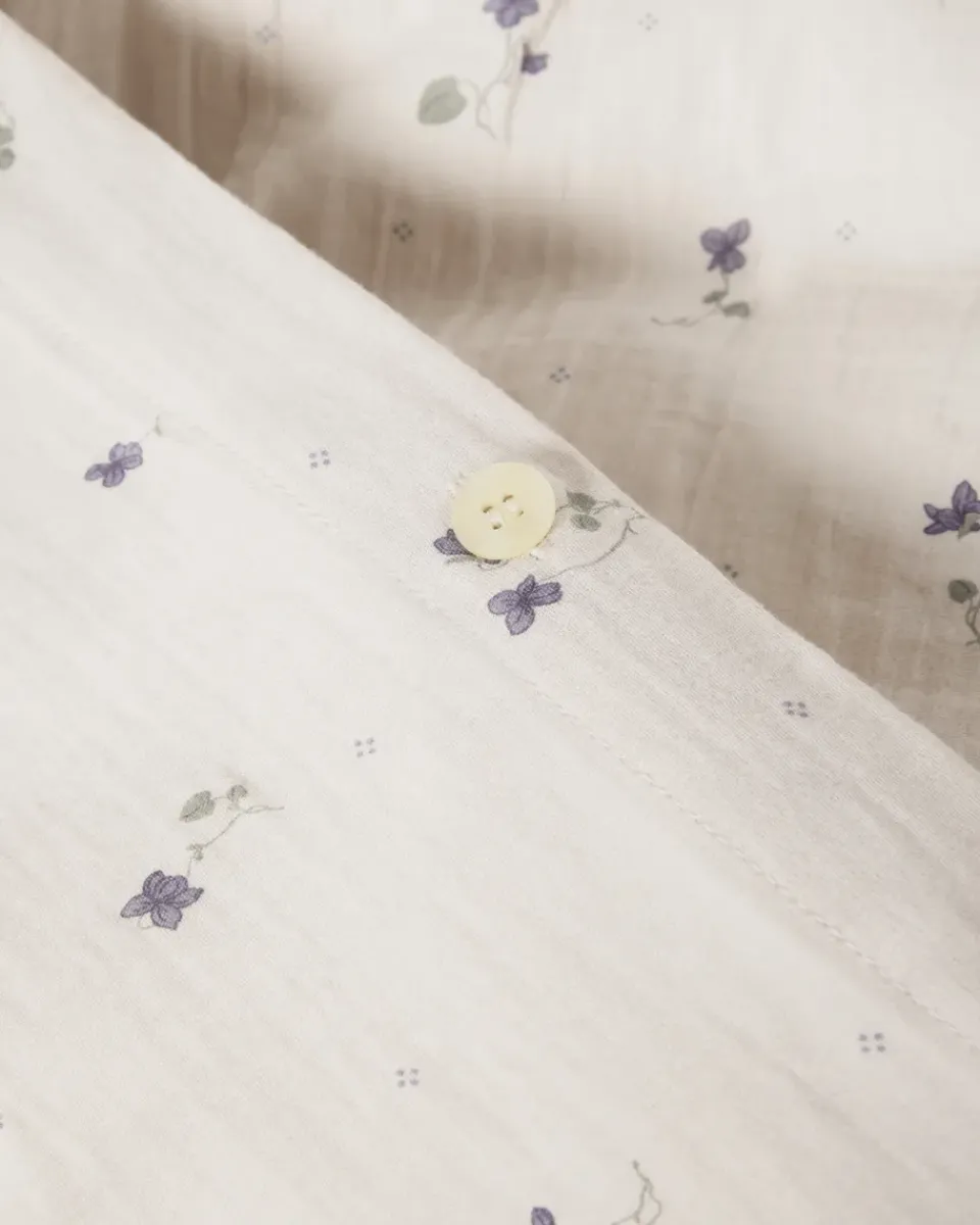 Duvet Covers^Garbo&Friends Viola Muslin double duvet cover, 240x220 cm Blue