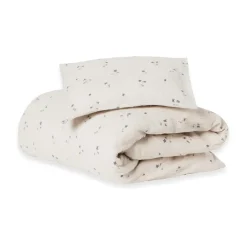 Bed Sets^Garbo&Friends Viola Muslin Junior Bedding Set, 100x130 cm/35x55 cm Blue
