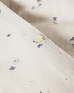 Bed Sets^Garbo&Friends Viola Muslin Junior Bedding Set, 100x130 cm/35x55 cm Blue