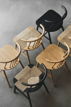 Chairs^NJRD VIOR dining chair, Lacquered oak Beige