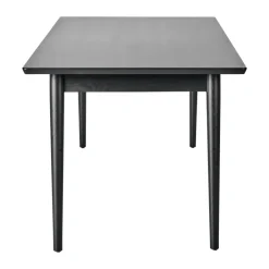 Dining Tables^NJRD VIOR dining table 90x200 cm, Black lacquered oak Beige