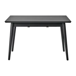 Hot NJRD VIOR dining table 90x120 cm, Black lacquered oak Beige