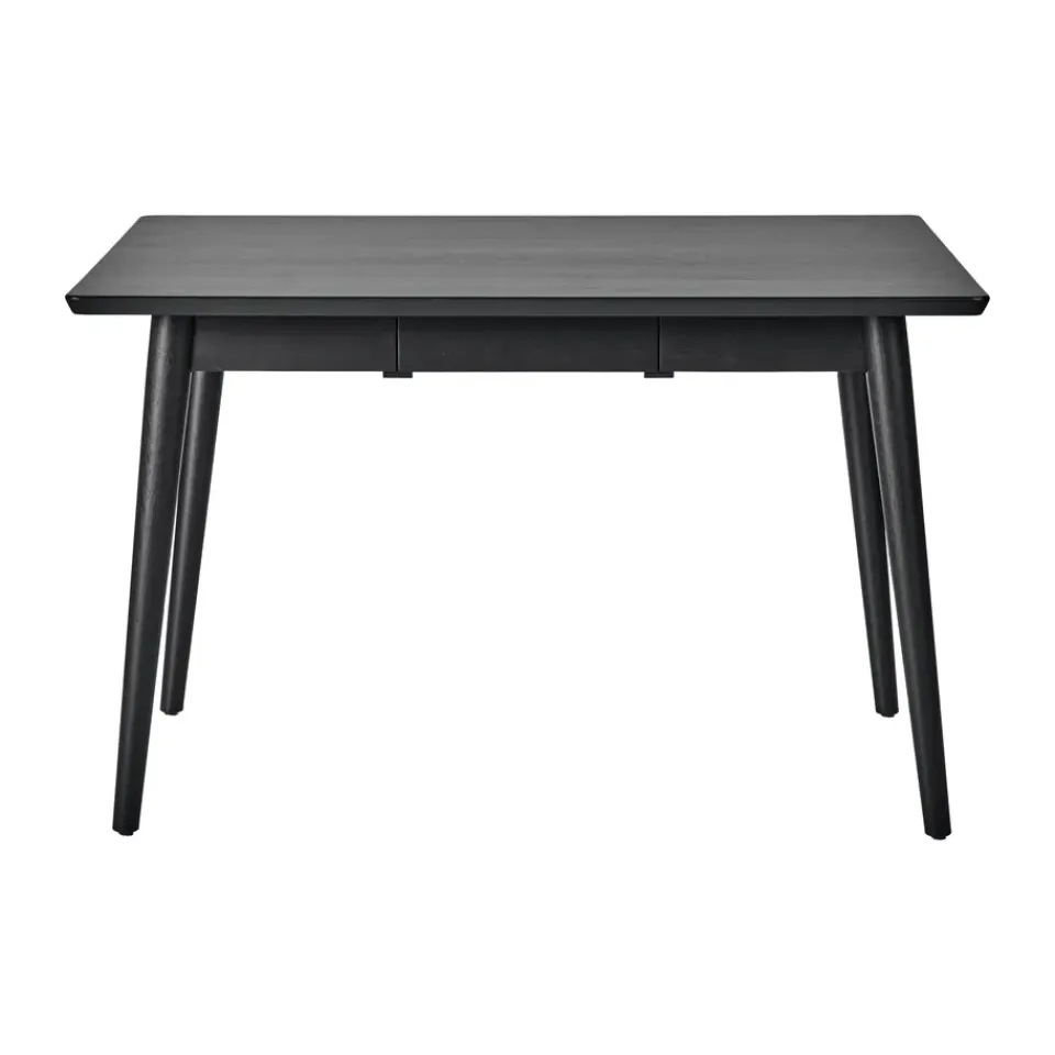 Hot NJRD VIOR dining table 90x120 cm, Black lacquered oak Beige