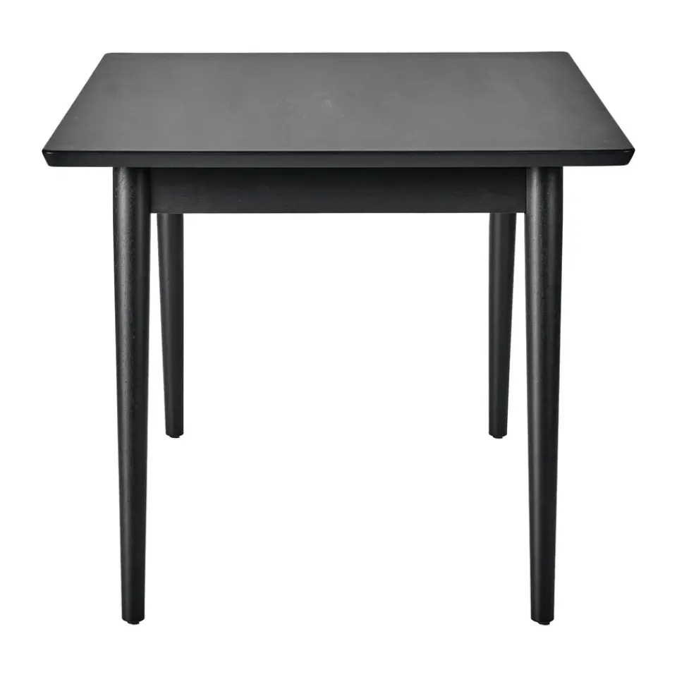Hot NJRD VIOR dining table 90x120 cm, Black lacquered oak Beige