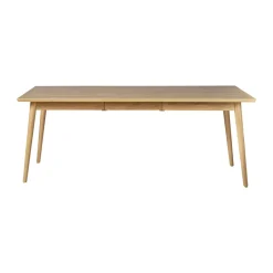 Sale NJRD VIOR dining table 90x200 cm, Lacquered oak Beige