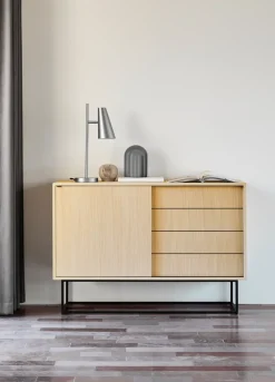Dressers & Sideboards|Dressers & Sideboards^Woud Virka side table, high 120 cm, Oak Beige