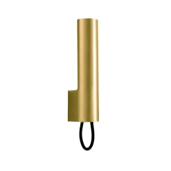 Clearance Örsjö Belysning Visir wall lamp, Raw brass Gold-coloured