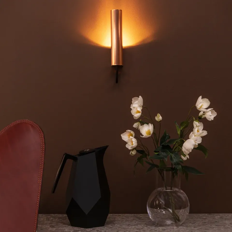 Clearance Örsjö Belysning Visir wall lamp, Raw brass Gold-coloured