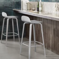 New Muuto Visu barstool 65 cm, - Grey
