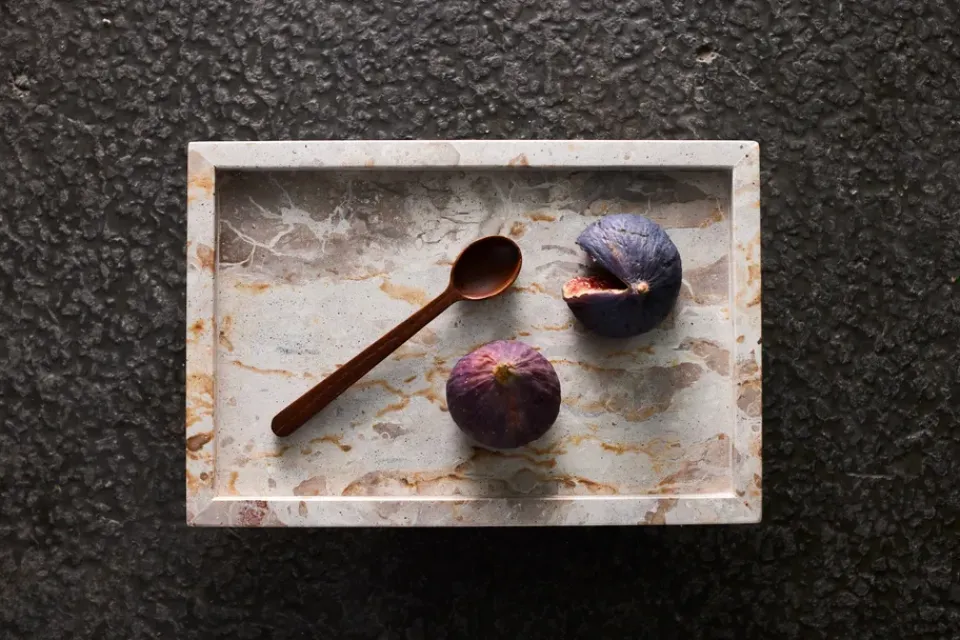 Decorative Accessories|Decorative Trays^MUUBS Vita decorative tray 20x30 cm, Seashell Beige