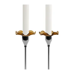 Best Sagaform Viva candle cuff 2-pack, Amber BrownOrange