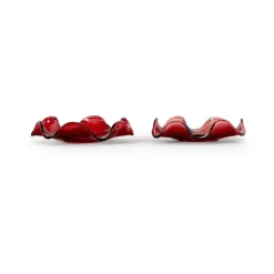 Candle Accessories^Sagaform Viva candle cuff 2-pack, Burgundy Red