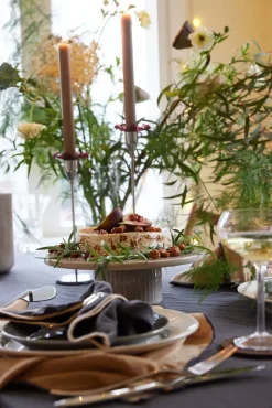 Candle Accessories^Sagaform Viva candle cuff 2-pack, Burgundy Red
