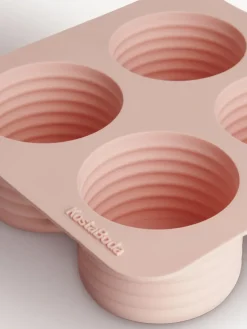 Wine & Barware^Kosta Boda Viva ice cube mold 4 compartments 13 cl, Powder Pink