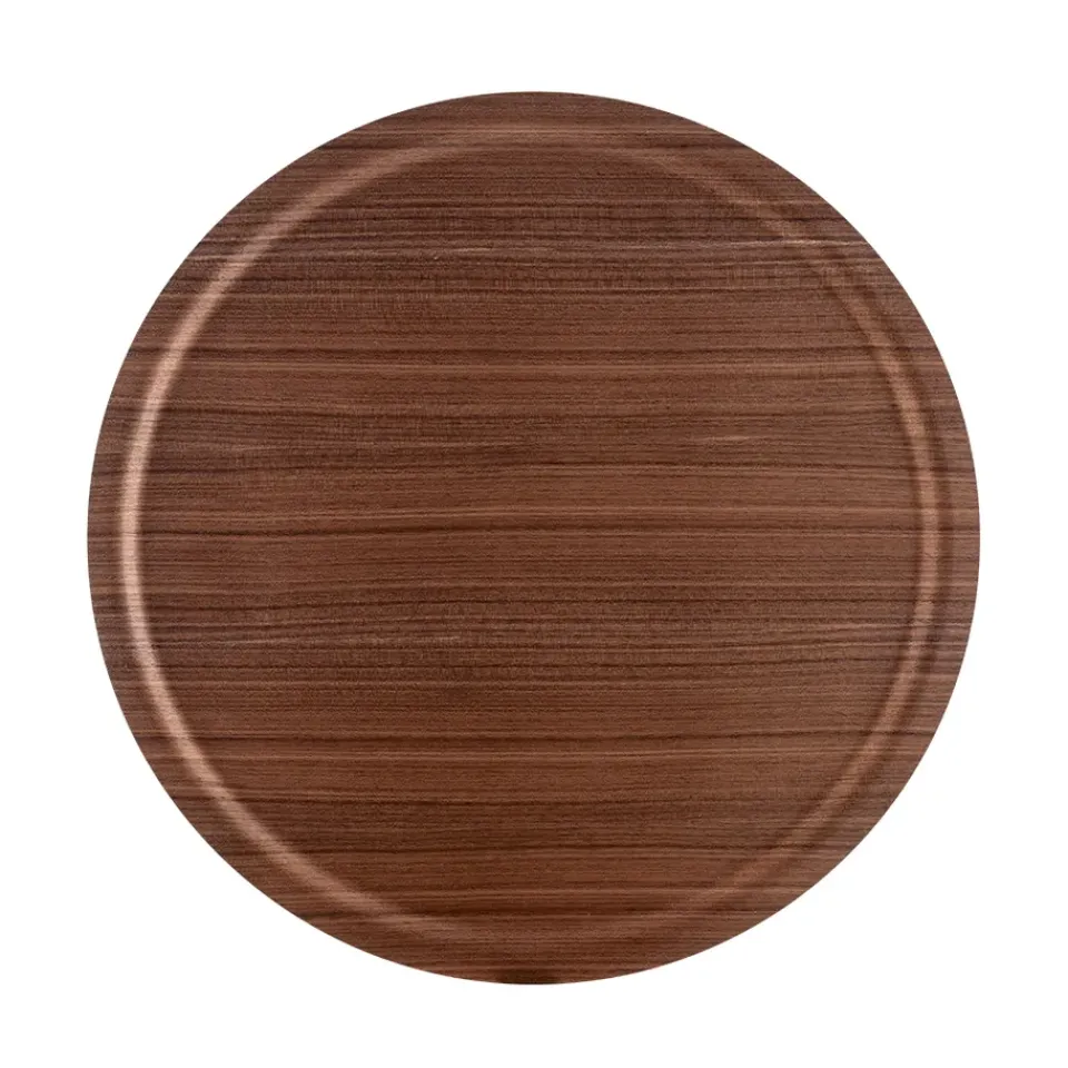 Trays^Åry Home Viventium round tray Ø 49 cm, walnut Brown
