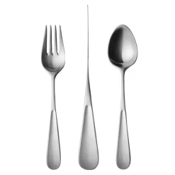 Children's Cutlery^Georg Jensen Vivianna matte cutlery set for children, 3 pcs Silver-coloured