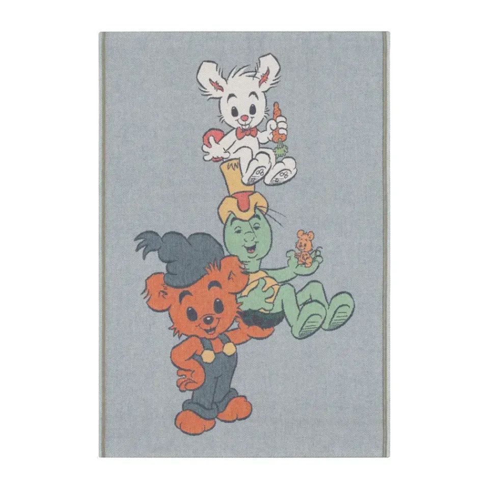 Online Ekelund Linneväveri Vänner baby blanket 72x105 cm, Blue