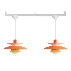 Lamp Hooks & Suspensions^Vrida of Sweden Vrida Duo extension arm lamp, White