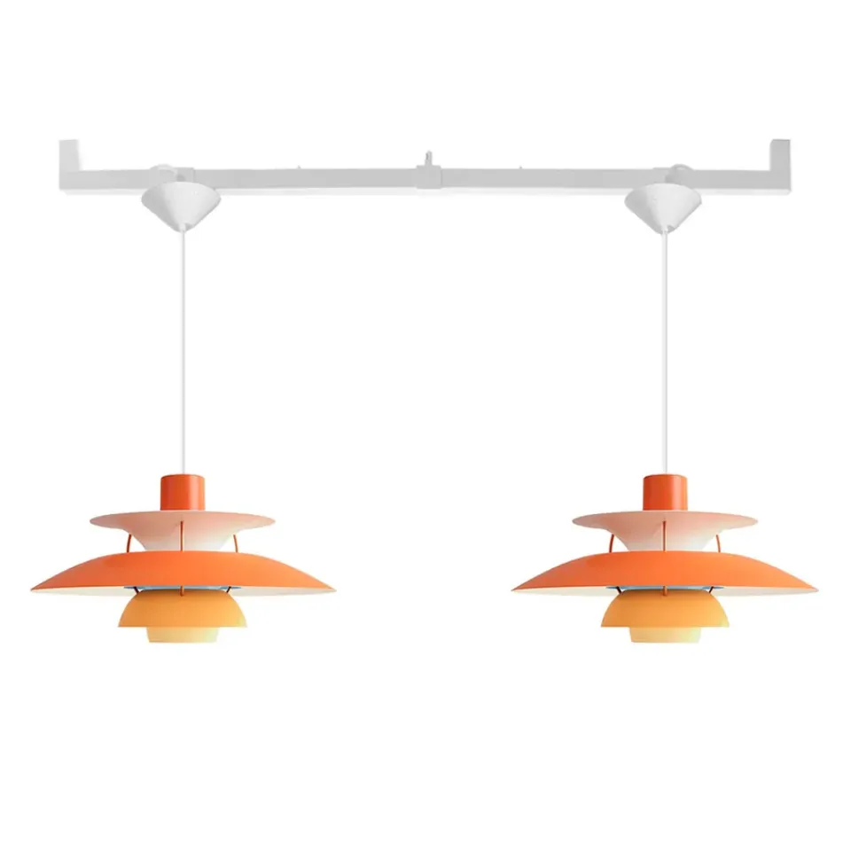 Lamp Hooks & Suspensions^Vrida of Sweden Vrida Duo extension arm lamp, White