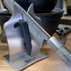 Knife Sharpeners, Stones & Honing Knives^Vulkanus VG2 Professional knife-sharpener, stainless steel Silver-coloured