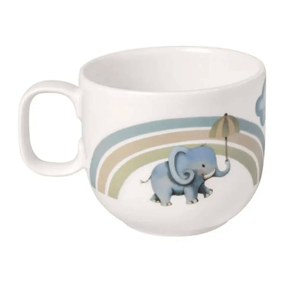 Children's Mugs|Children's Tableware^Villeroy & Boch Walk like an Elephant children's mug S 17 cl, Multi Blue