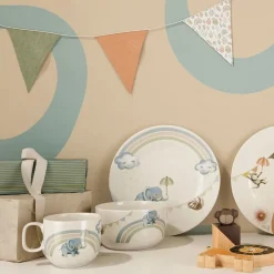 Children's Mugs|Children's Tableware^Villeroy & Boch Walk like an Elephant children's mug S 17 cl, Multi Blue