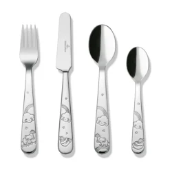 Best Villeroy & Boch Walk like an Elephant children's cutlery 4 pieces, Stainless steel Silver-coloured