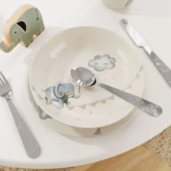 Sale Villeroy & Boch Walk like an Elephant deep plate Ø19 cm, Multi Blue