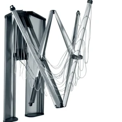 Other Washing & Cleaning Accessories^Brabantia WallFix clothesline 24 m with protective box, Gray Grey