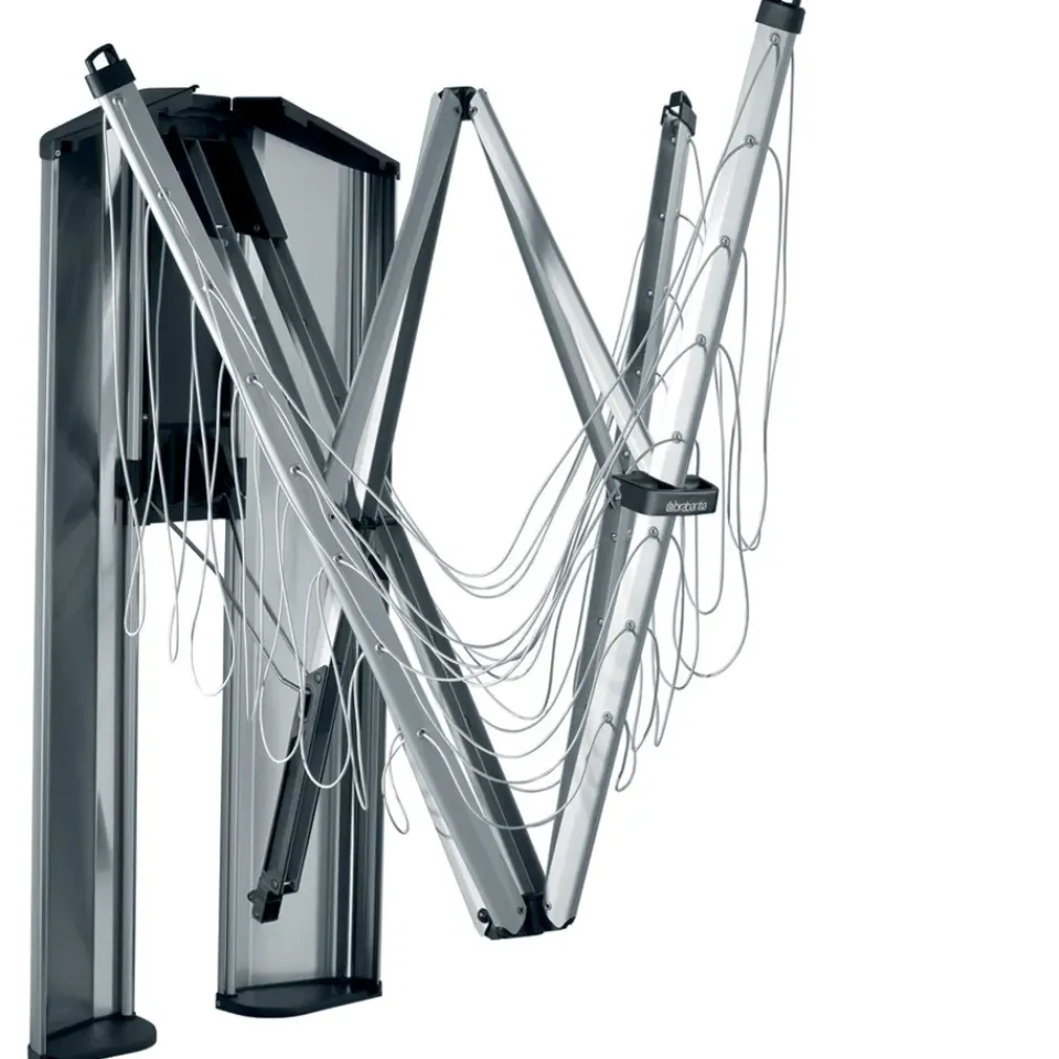 Other Washing & Cleaning Accessories^Brabantia WallFix clothesline 24 m with protective box, Gray Grey