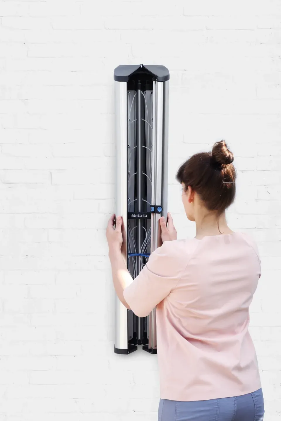Other Washing & Cleaning Accessories^Brabantia WallFix clothesline 24 m with protective box, Gray Grey