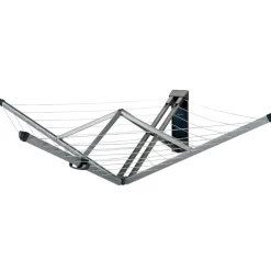 Other Washing & Cleaning Accessories^Brabantia WallFix clothesline 24m with fabric cover, Grey