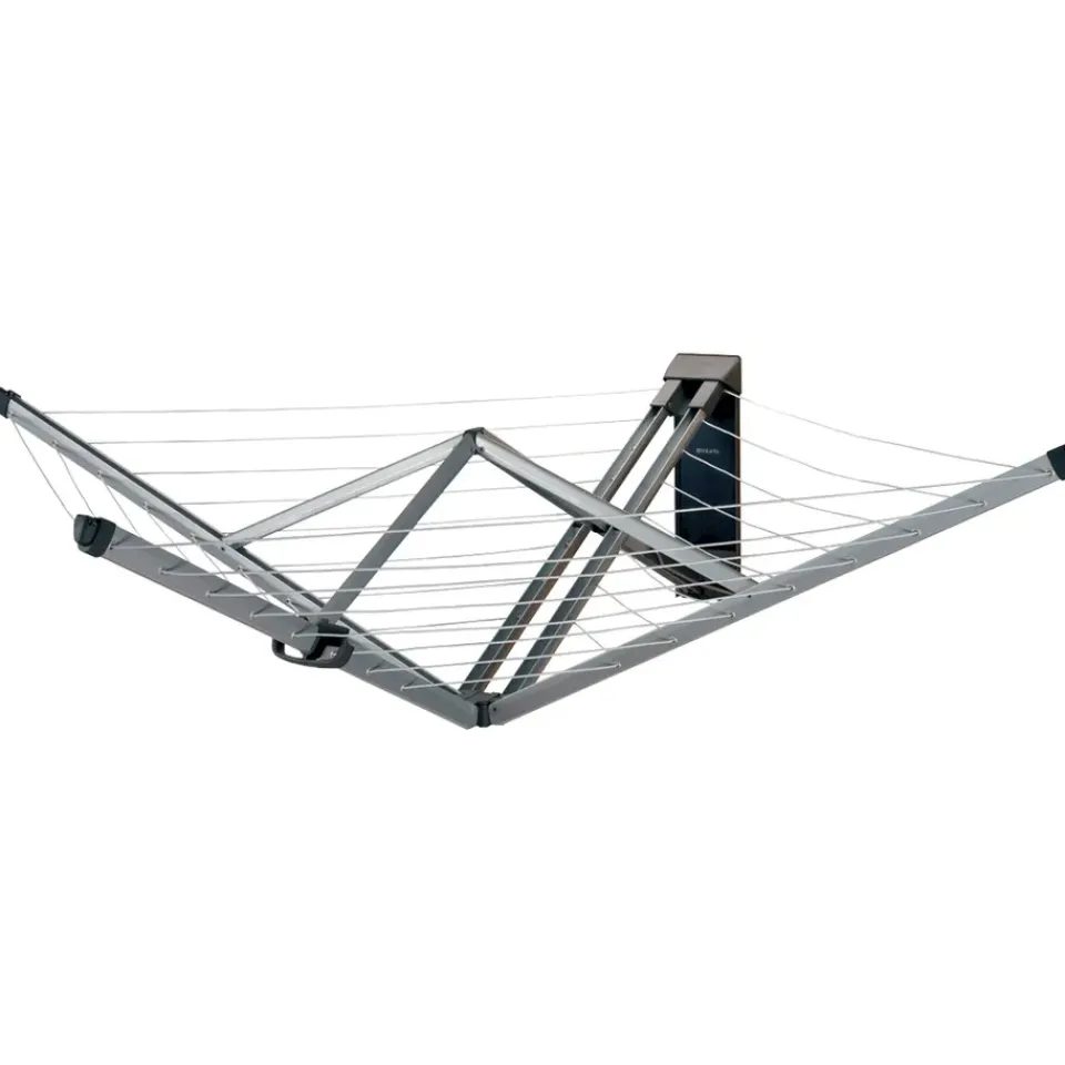 Other Washing & Cleaning Accessories^Brabantia WallFix clothesline 24m with fabric cover, Grey