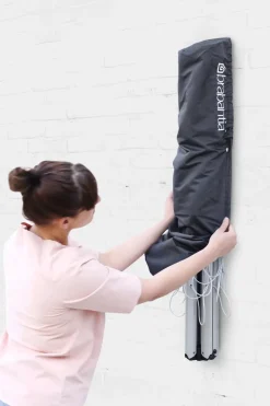 Other Washing & Cleaning Accessories^Brabantia WallFix clothesline 24m with fabric cover, Grey