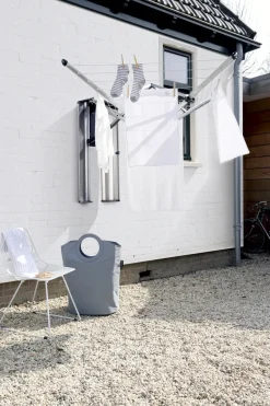 Other Washing & Cleaning Accessories^Brabantia WallFix clothesline 24m with fabric cover, Grey