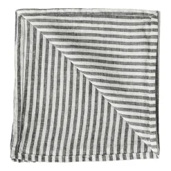 Linen & Cotton Napkins^Tell Me More Washed linen napkin, Grey-white GreyWhite