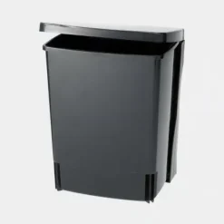 Best Brabantia Waste Bin, rectangular (incl wall brackets) 10 L, Black